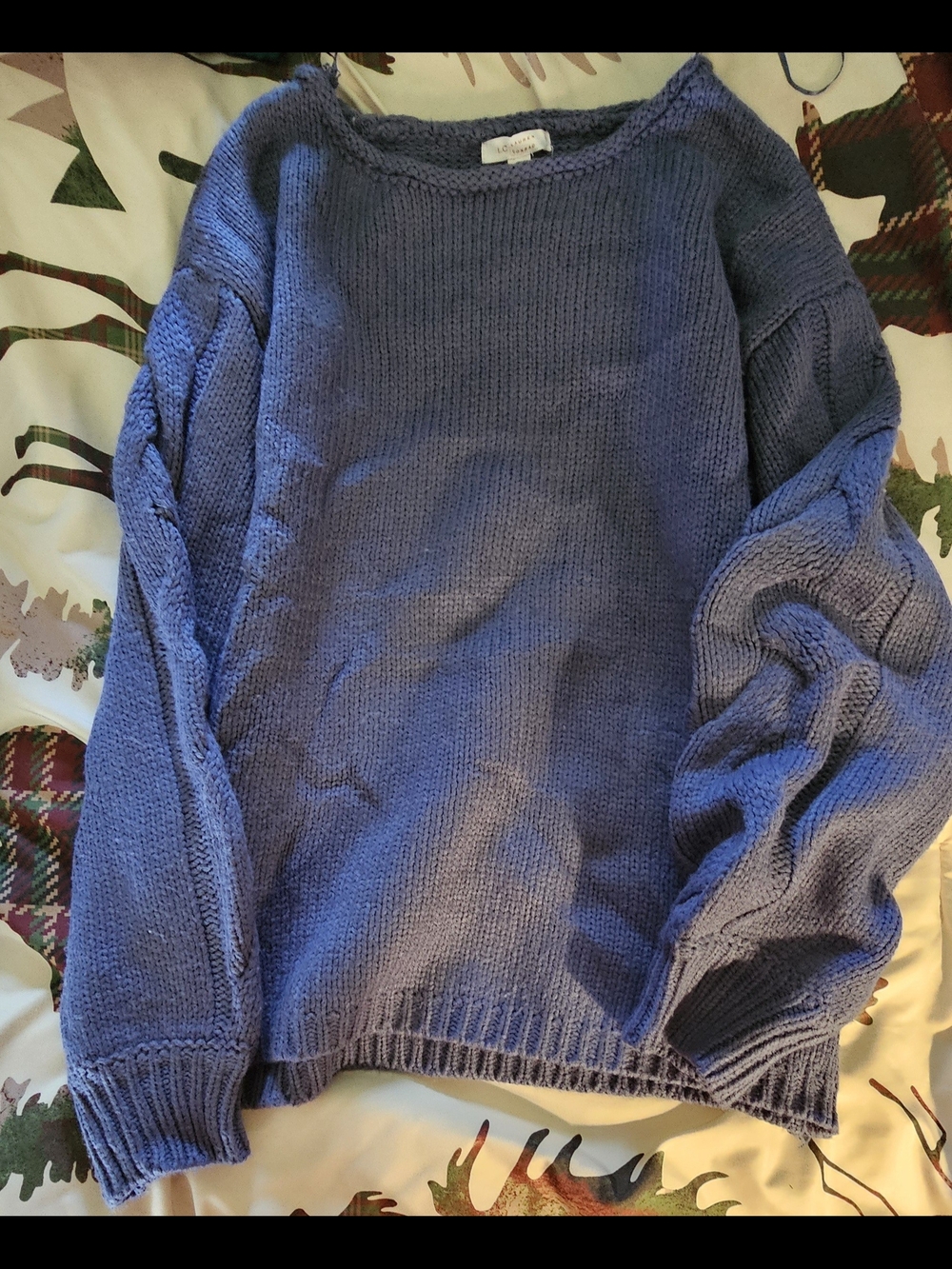 Classic Blue Knit Sweater